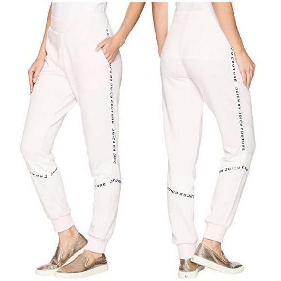 Juicy Couture Tape Logo Terry Pant - Picture 2 of 10